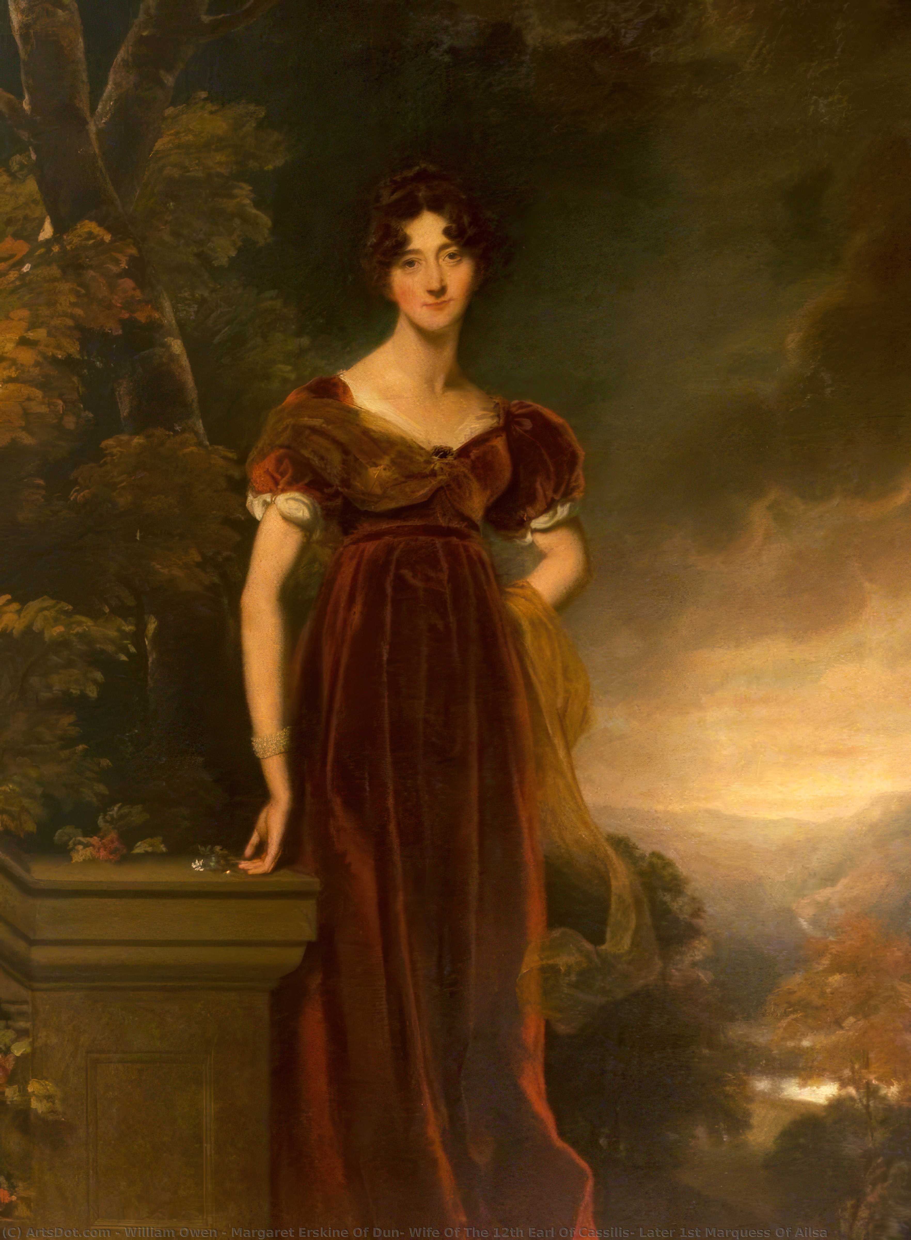 Margaret Erskine Of Dun, Wife Of The 12th Earl Of Cassilis, Later 1st Marquess Of Ailsa — William Owen