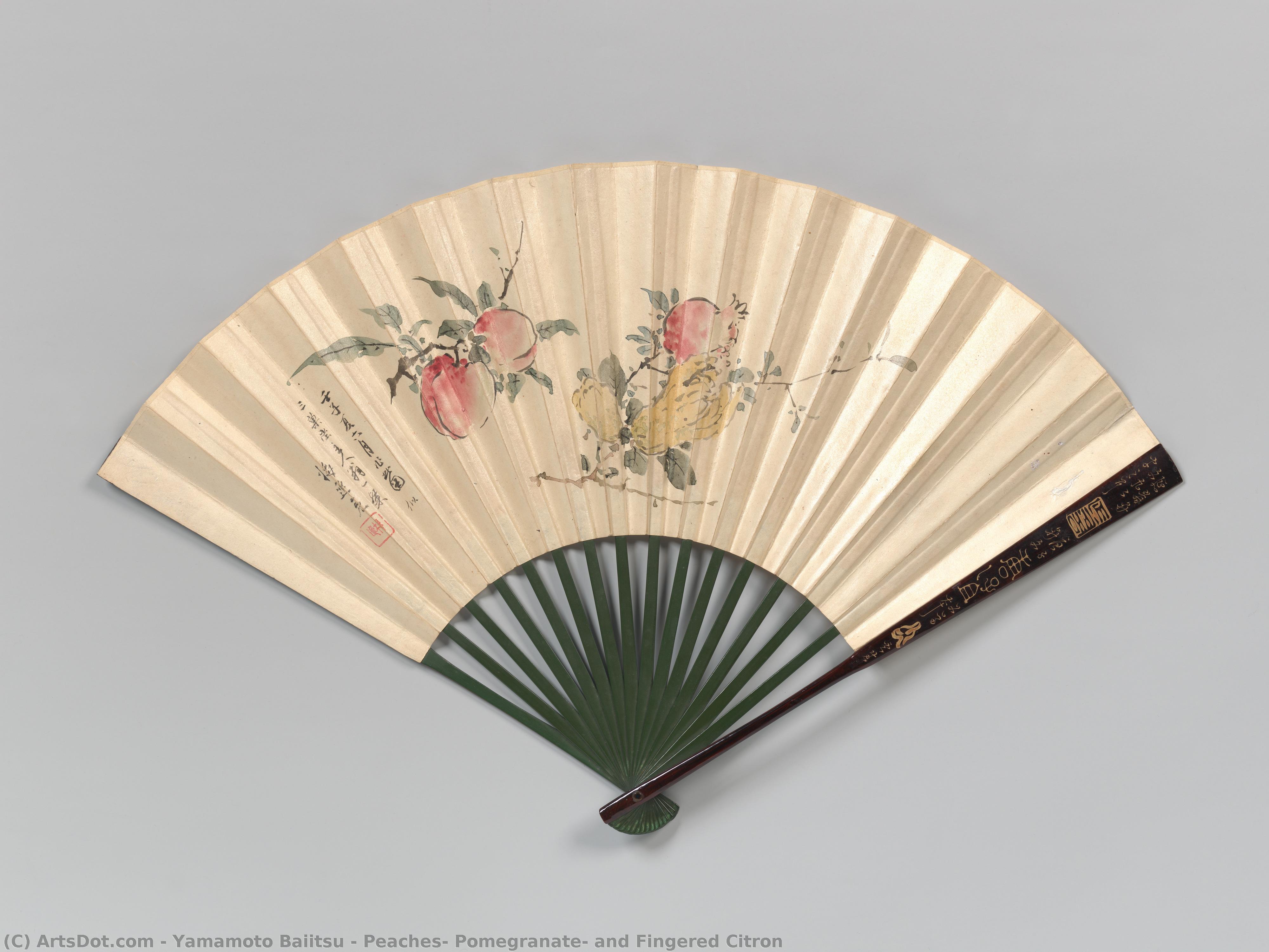 Peaches, Pomegranate, And Fingered Citron — Yamamoto Baiitsu