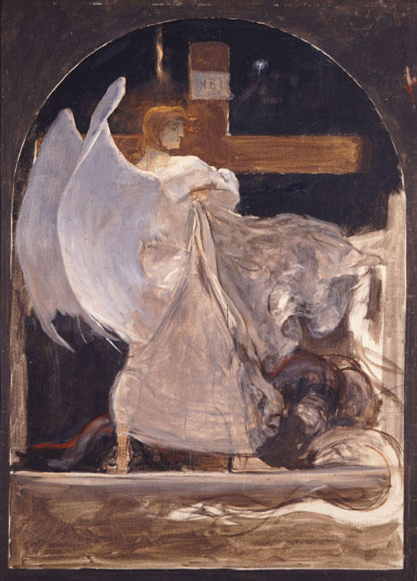 The Archangel, Study For ''the Grounding Of Faith'' — Nikolaos Gyzis