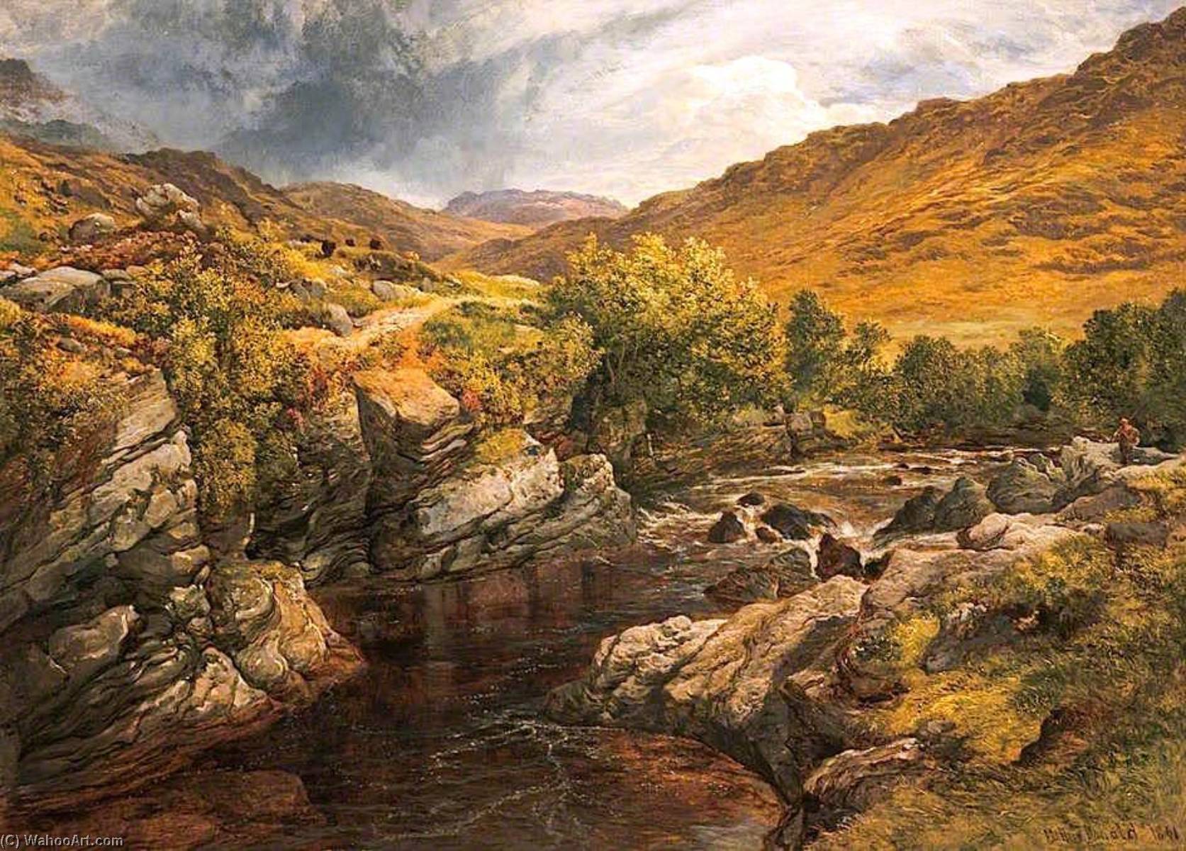 A Highland Stream Glenfruin — John Milne Donald