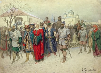 Joining Of Great Novgorod — Aleksei Danilovich Kivshenko
