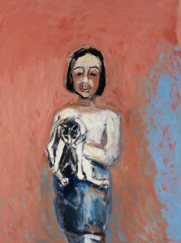 Girl With A Cat — Julie Held