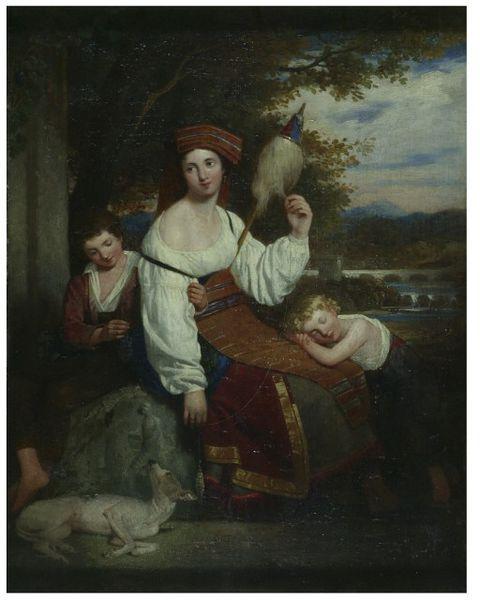 An Italian Contadina And Her Children — Sir Charles Lock Eastlake