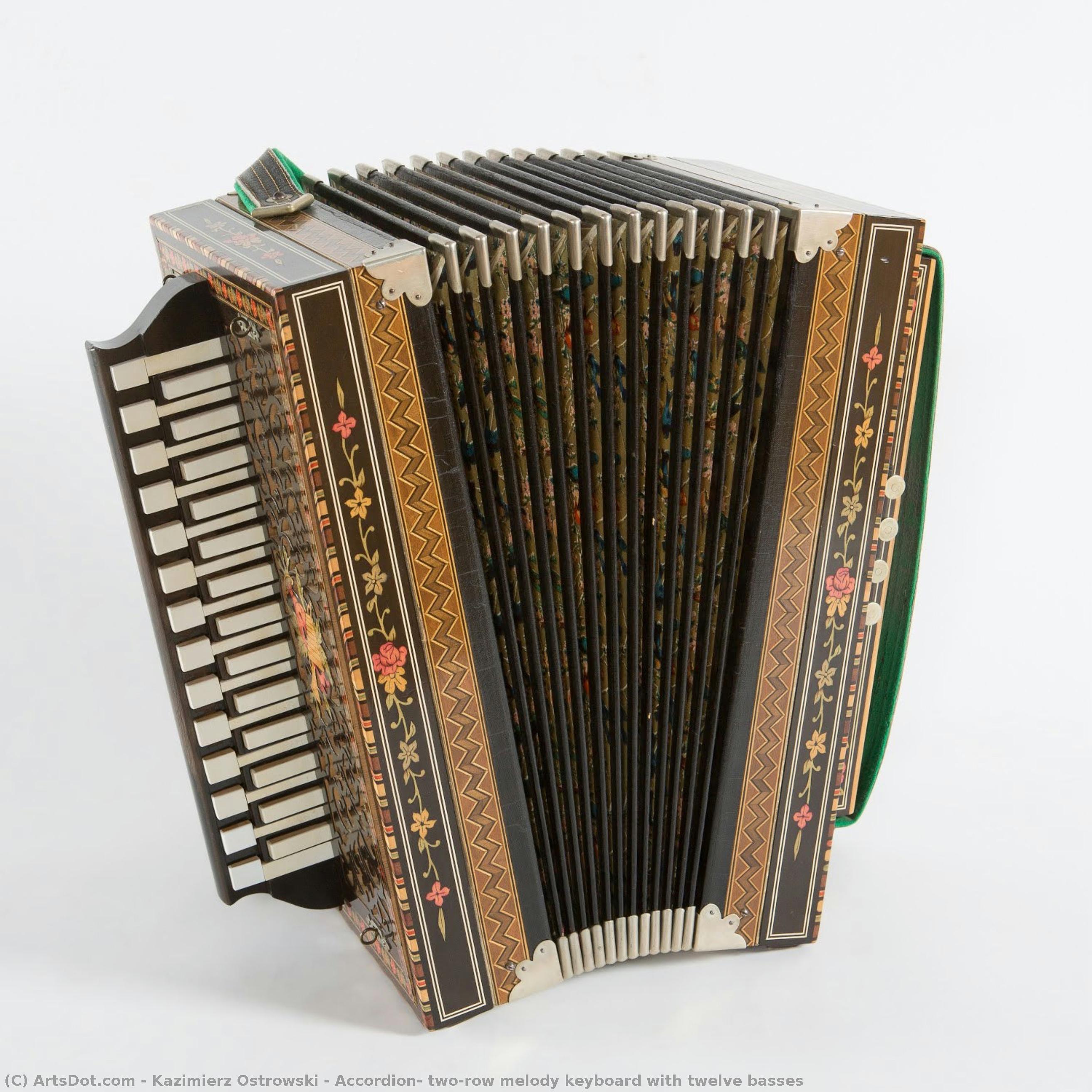 Accordion, Two-row Melody Keyboard With Twelve Basses — Kazimierz Ostrowski