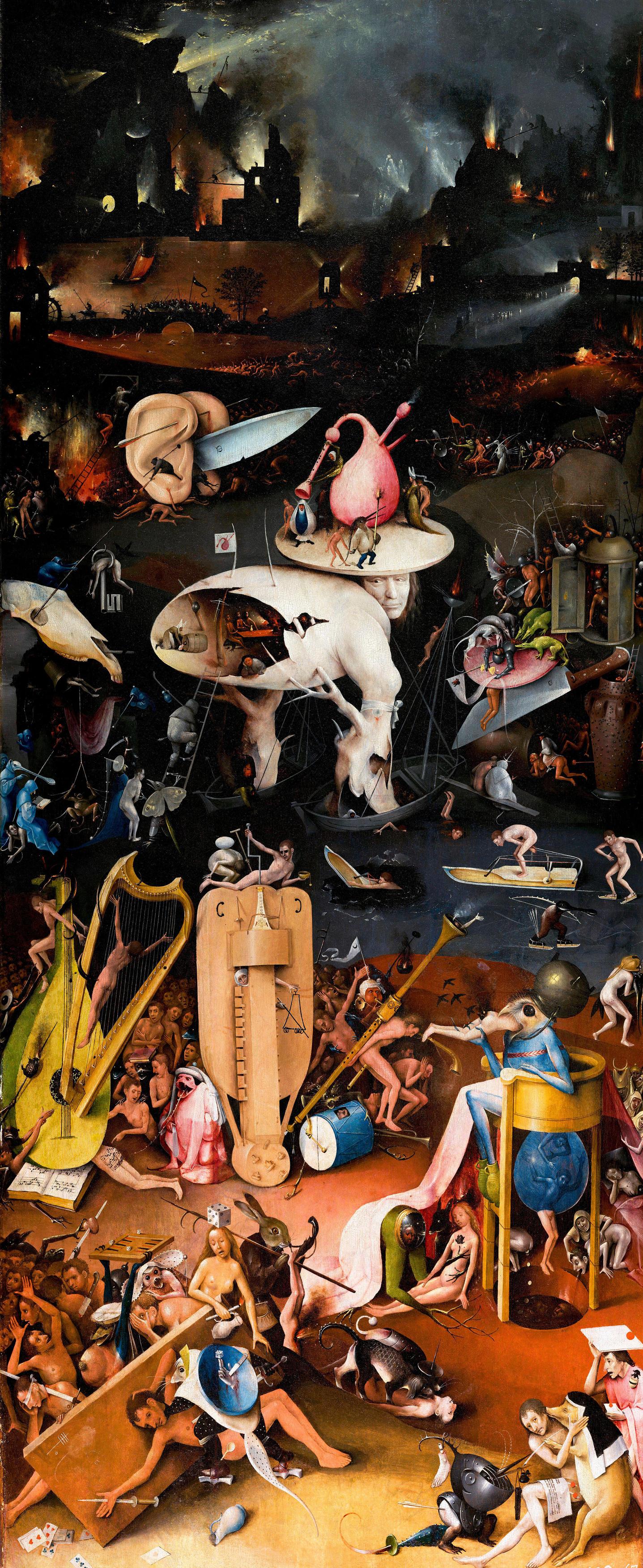 Garden Of Earthly Delights Right Wing — Hieronymus Bosch