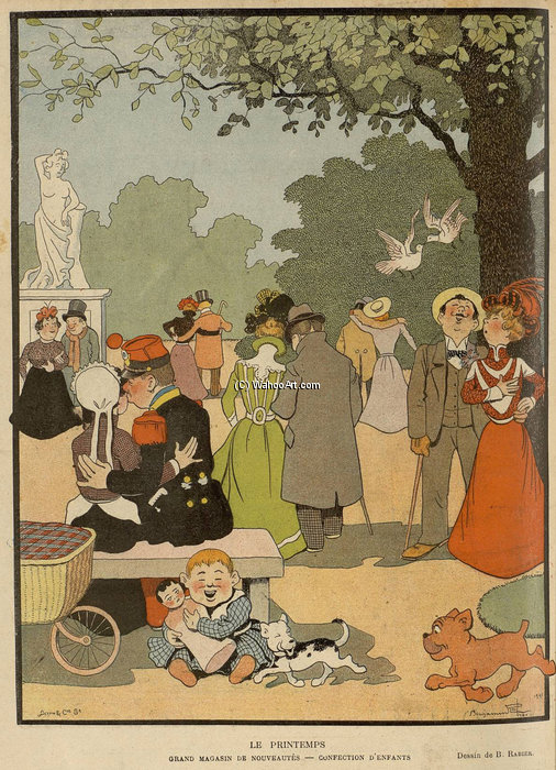 Le Printemps — Benjamin Rabier