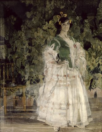 Portrait Of Maria Kusnetsova — Aleksandr Jakovlevic Golovin