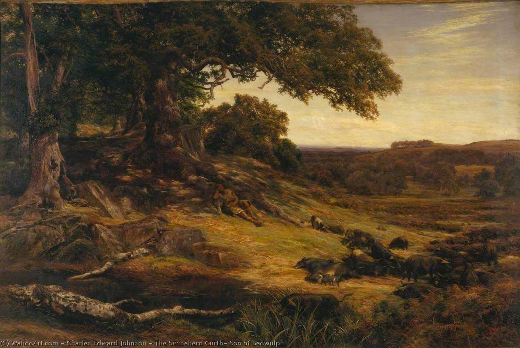 The Swineherd Gurth, Son Of Beowulph — Charles Edward Johnson