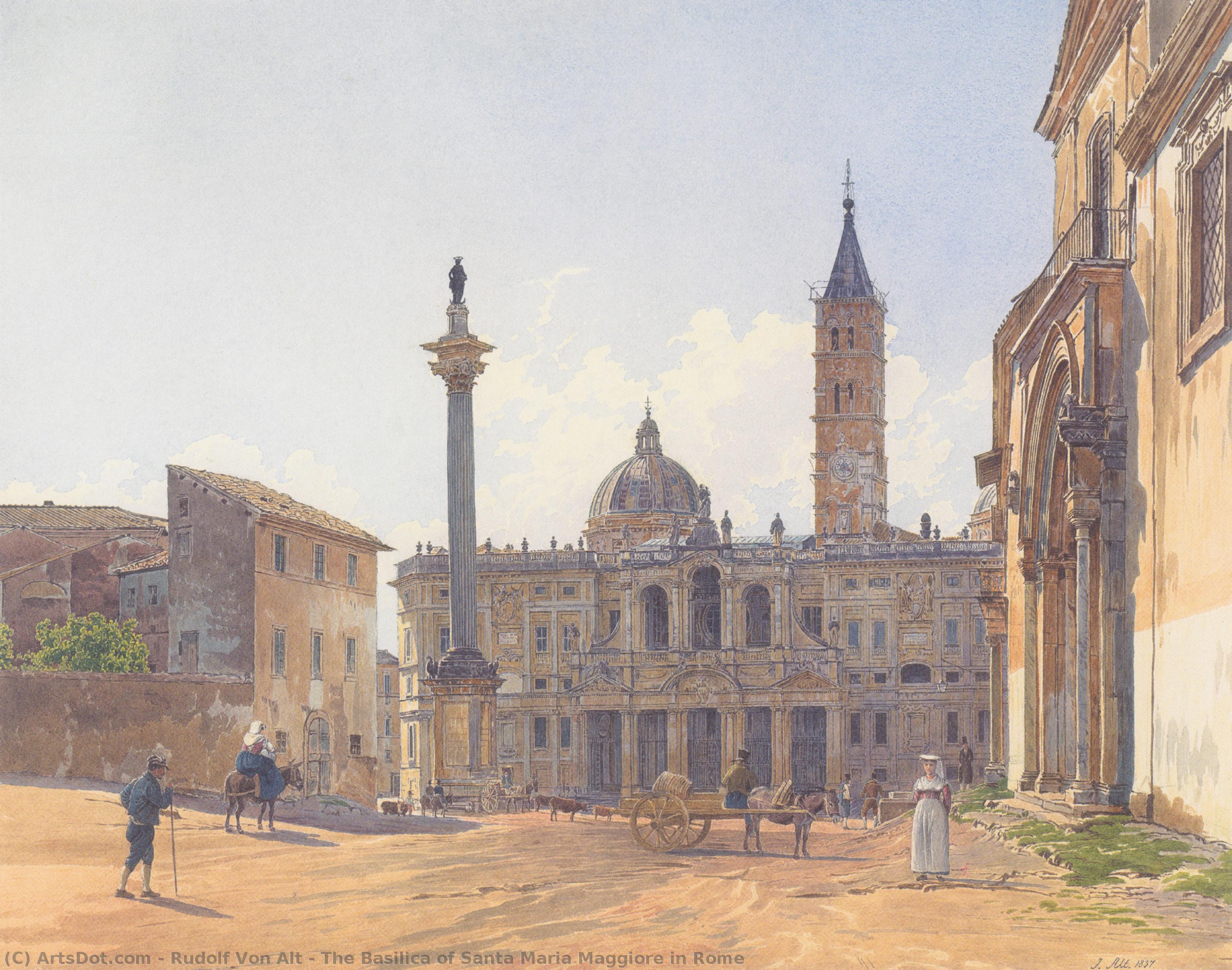 The Basilica Of Santa Maria Maggiore In Rome — Rudolf Von Alt