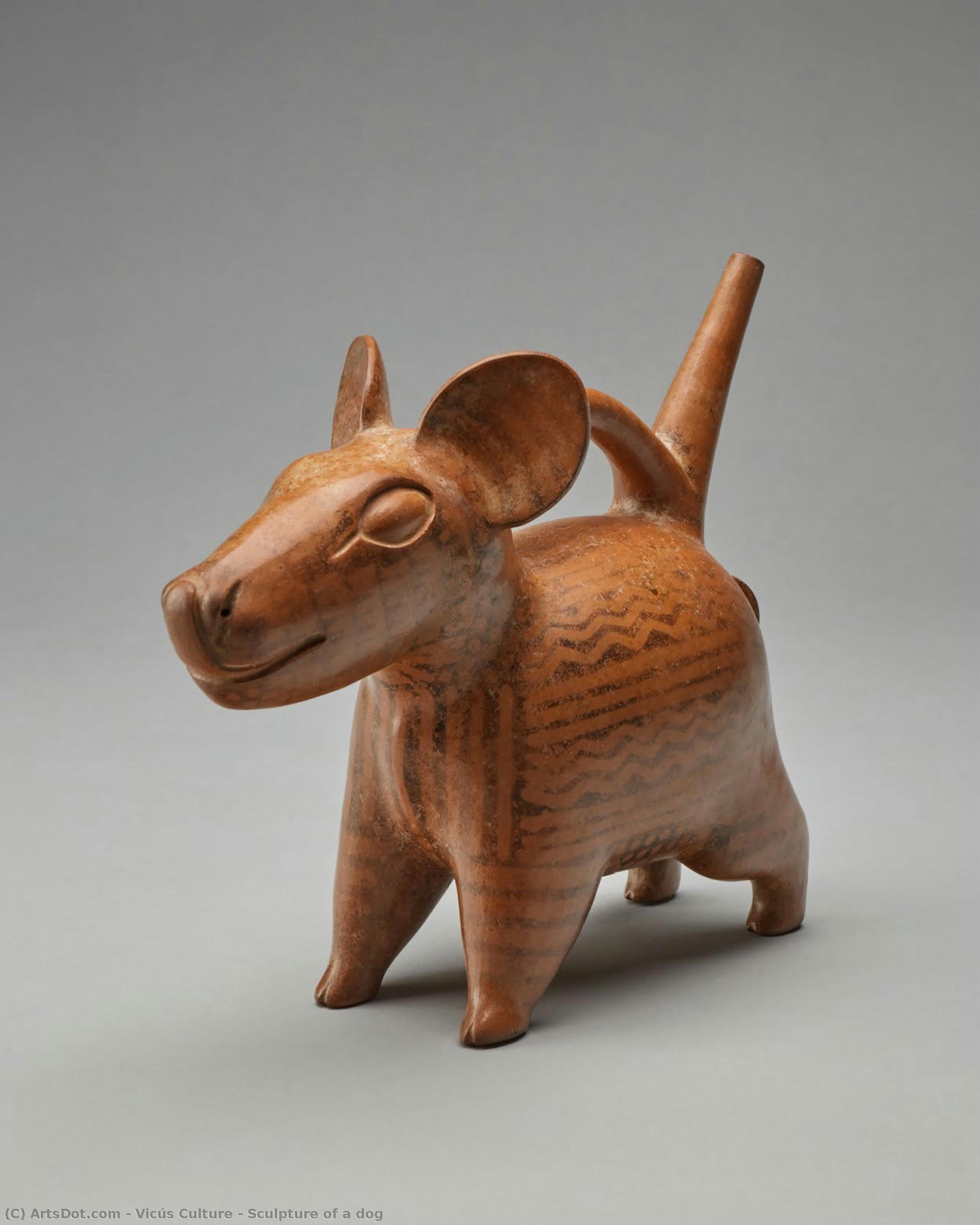 Sculpture Of A Dog — Vicús Culture