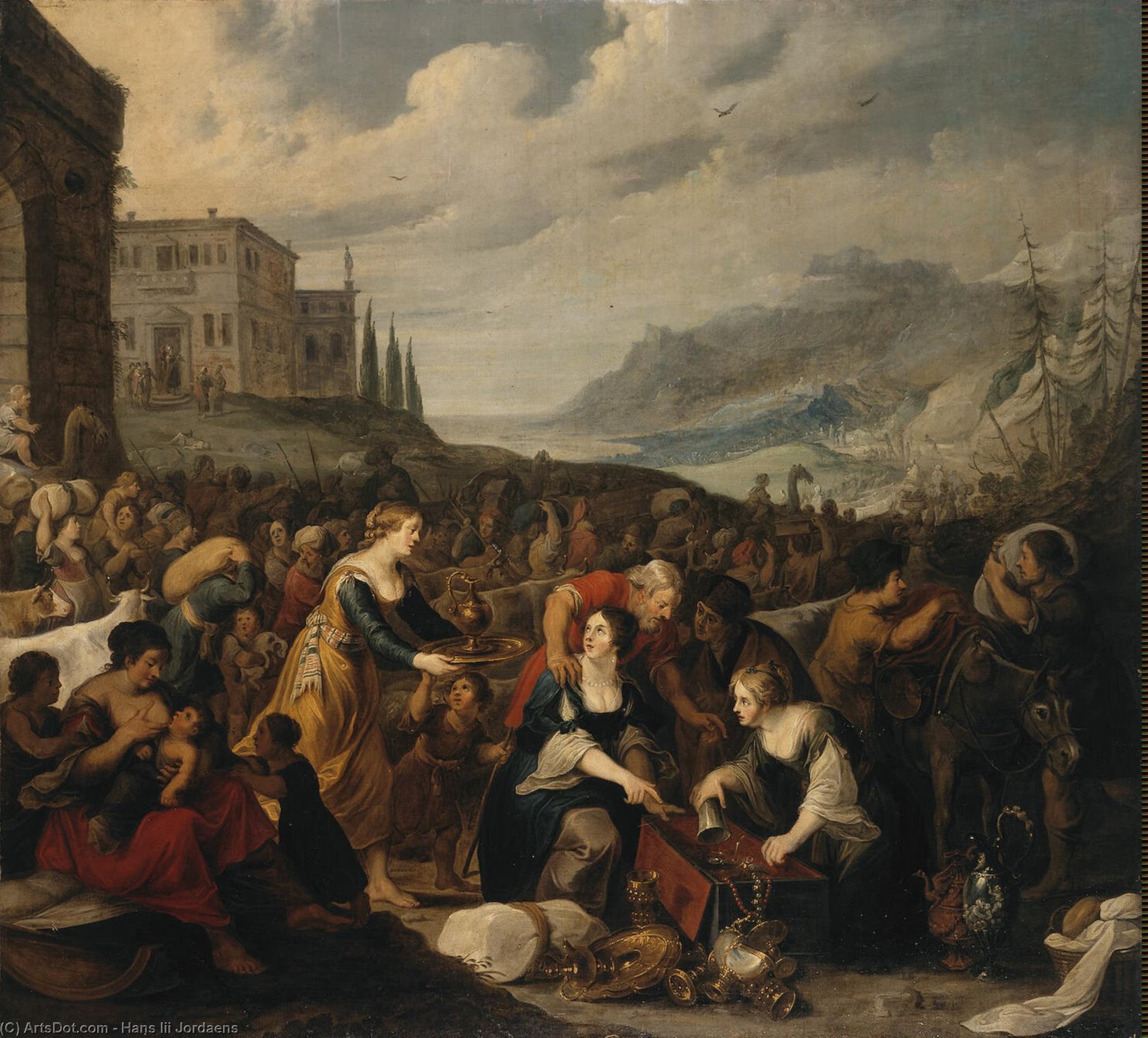 The Israelites After Crossing The Red Sea — Hans Iii Jordaens