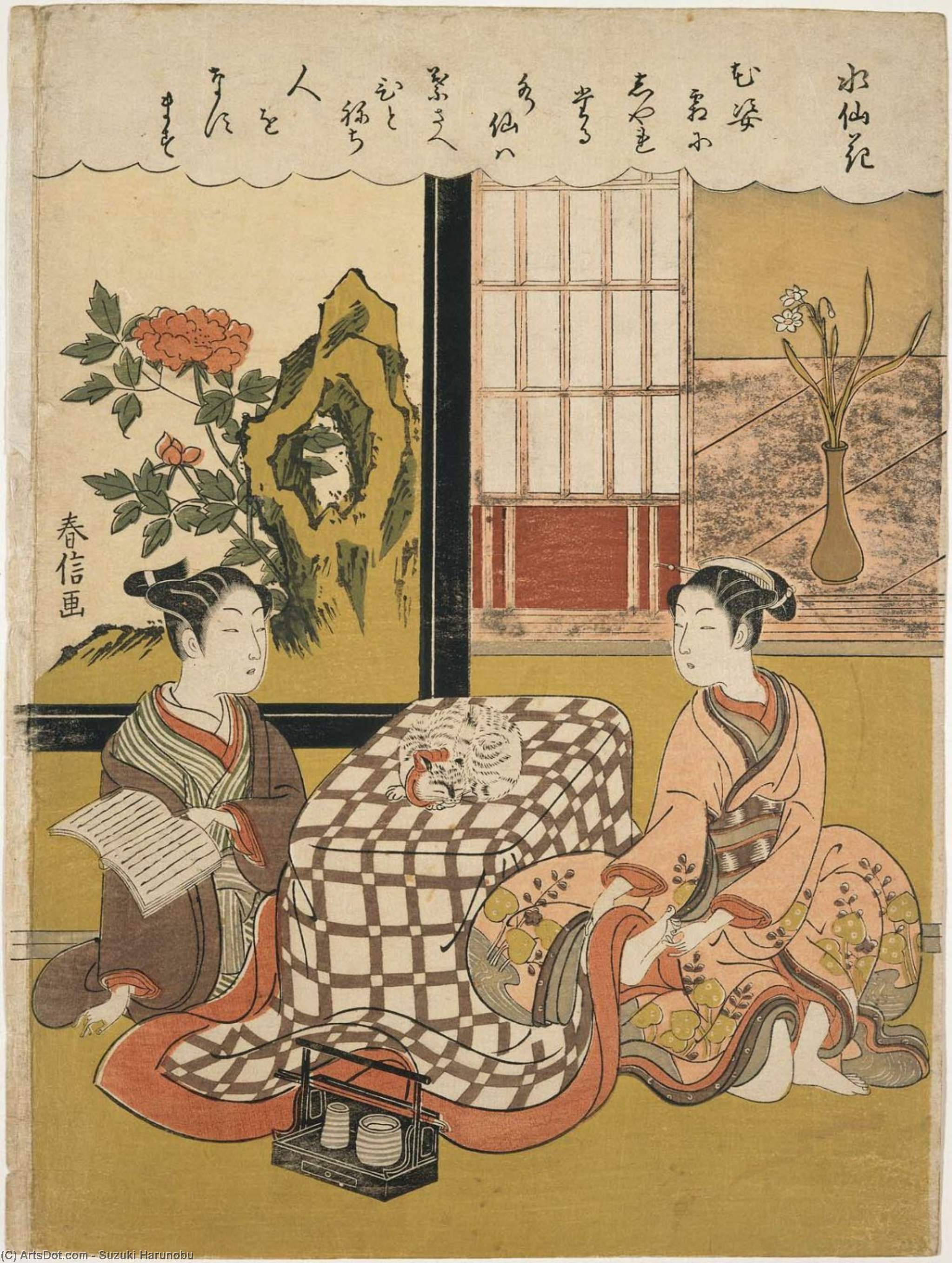 Narcissus (suisenka) — Suzuki Harunobu