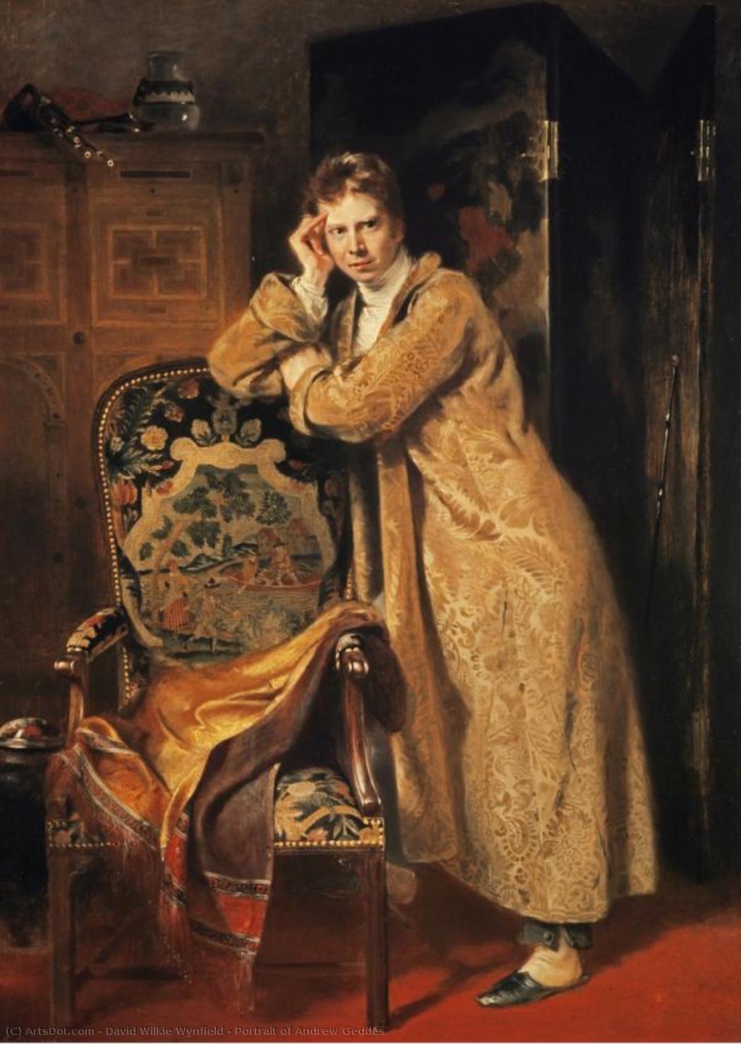 Portrait Of Andrew Geddes — Sir David Wilkie