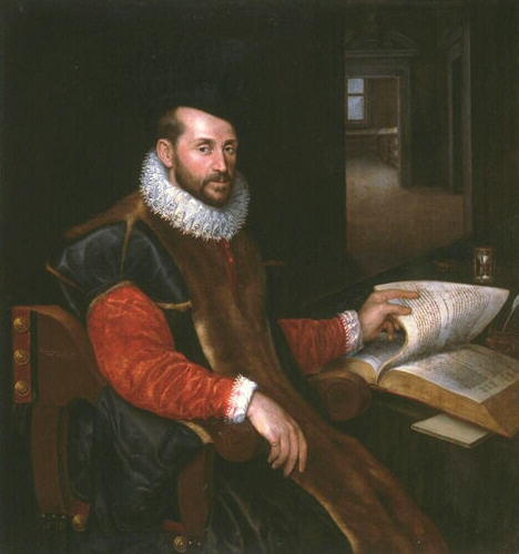 Portrait D'homme Assis Feuilletant Un Livre (dit Du Sénateur Orsini) Portrait Du Sénateur Orsini (autre Titre) — Lavinia Fontana