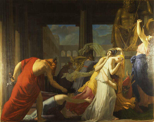 Les Sept Athéniennes Livrées Au Minotaure — Jean Baptiste Peytavin