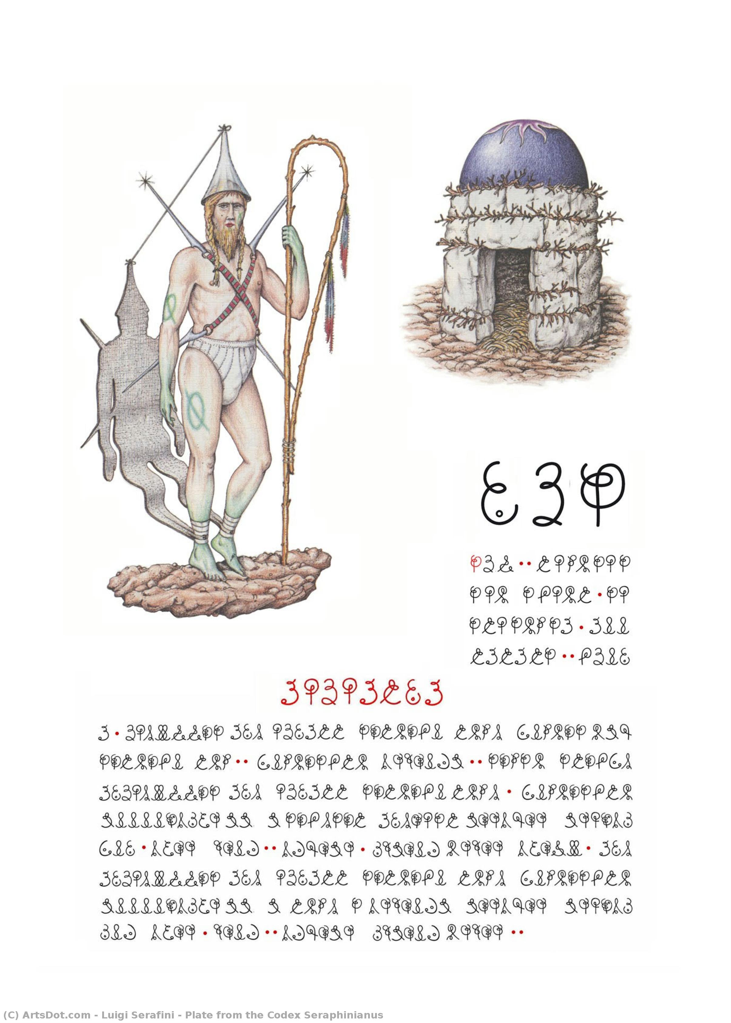 Plate From The Codex Seraphinianus — Luigi Serafini