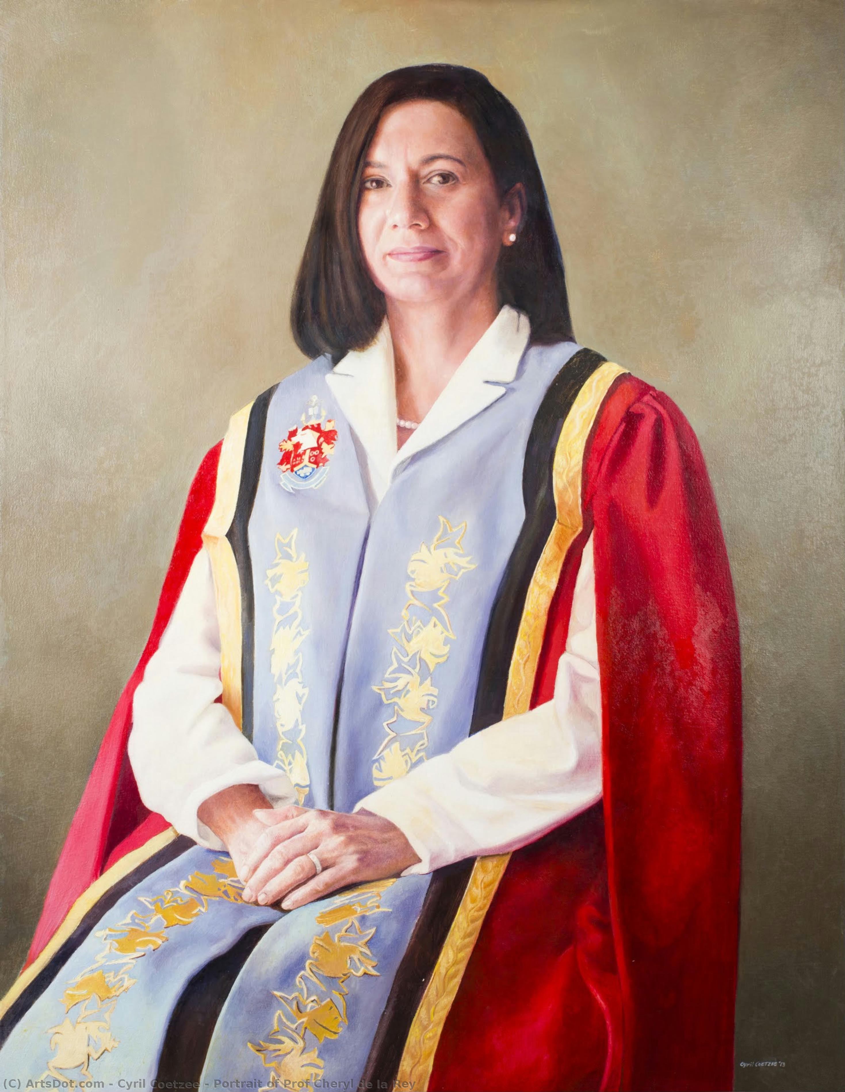 Portrait Of Prof Cheryl De La Rey — Cyril Coetzee