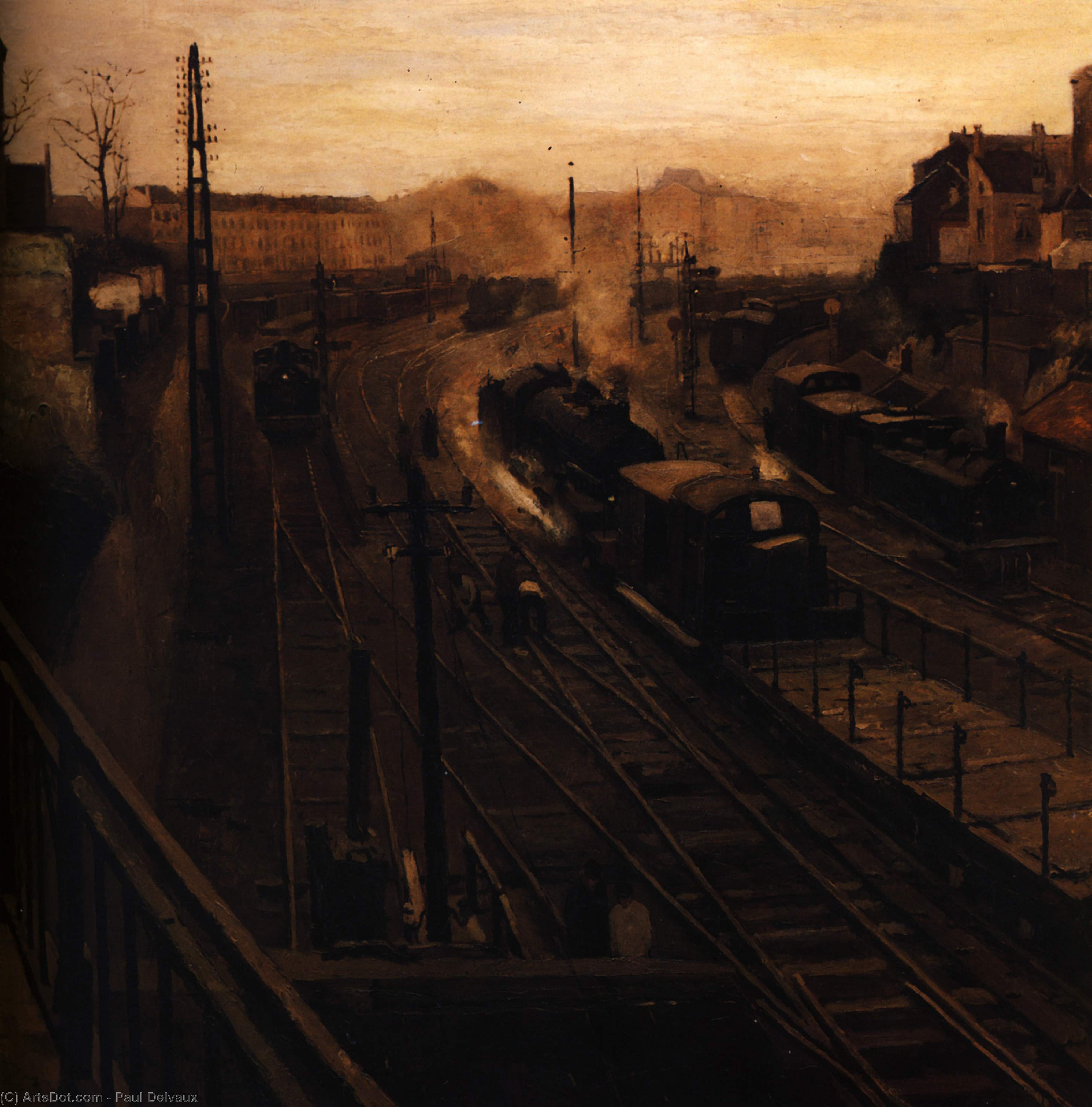 For The Brussels Luxembourg Station — Paul Delvaux
