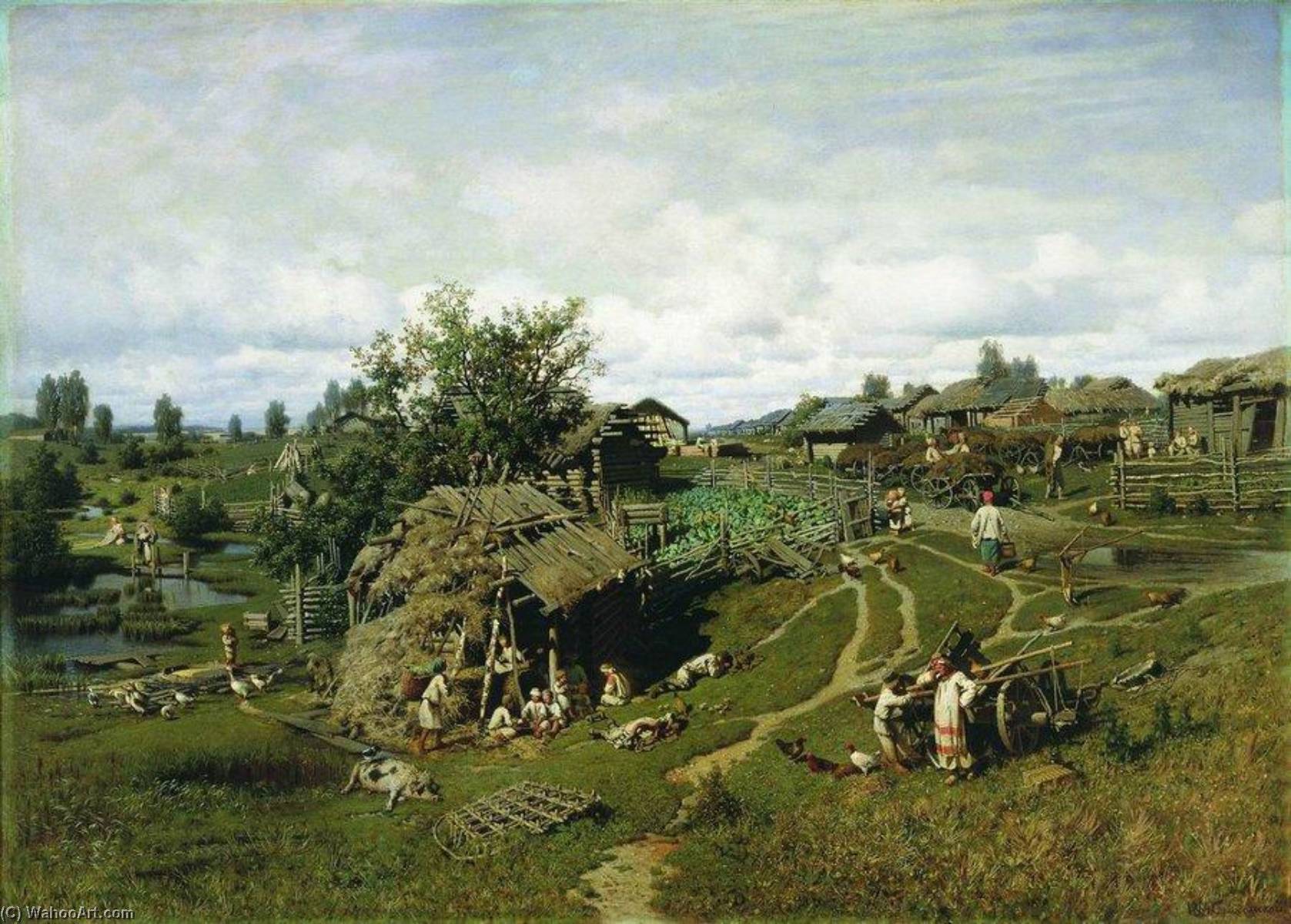 Midday In The Countryside — Petr Sukhodolsky