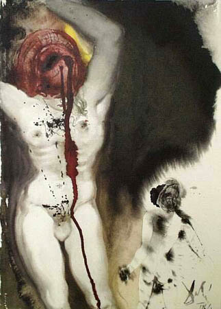 David Et Philistaeus (1 Samuel 17:43) — Salvador Dalí