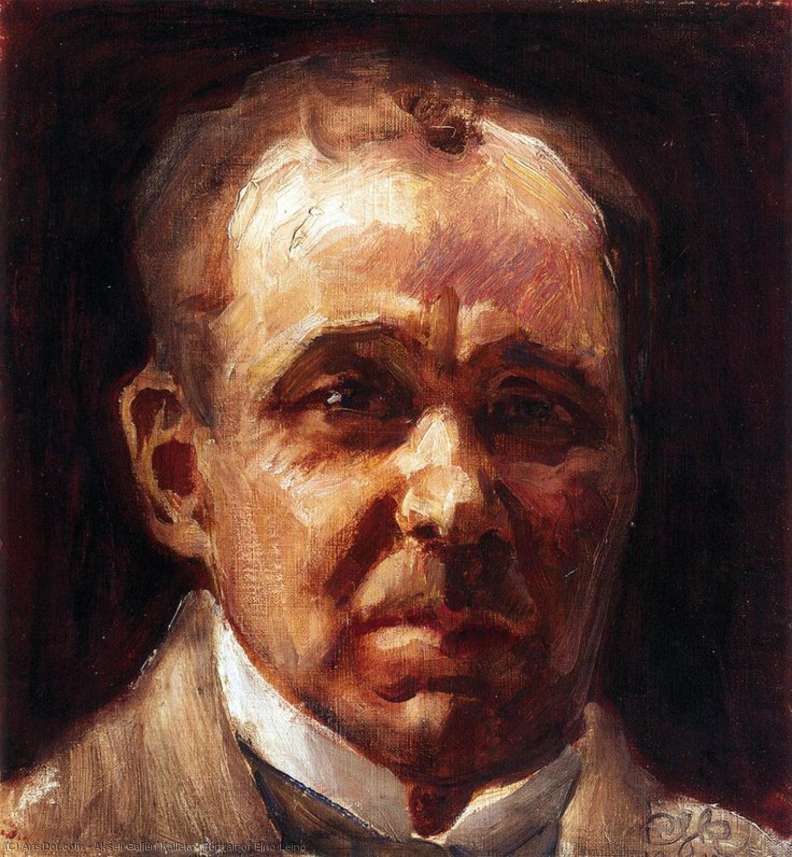 Portrait Of Eino Leino — Akseli Gallen-kallela