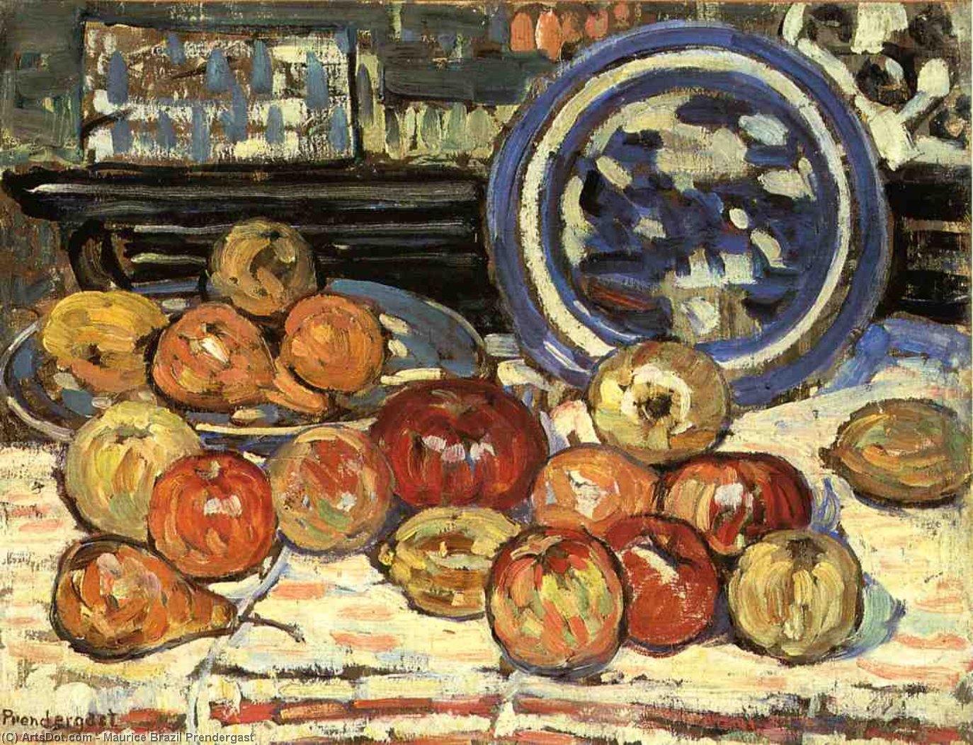 Still Life With Apples — Maurice Brazil Prendergast