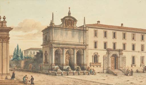 The Fountain Of Aqua Felice Rome — Victor Jean Nicolle