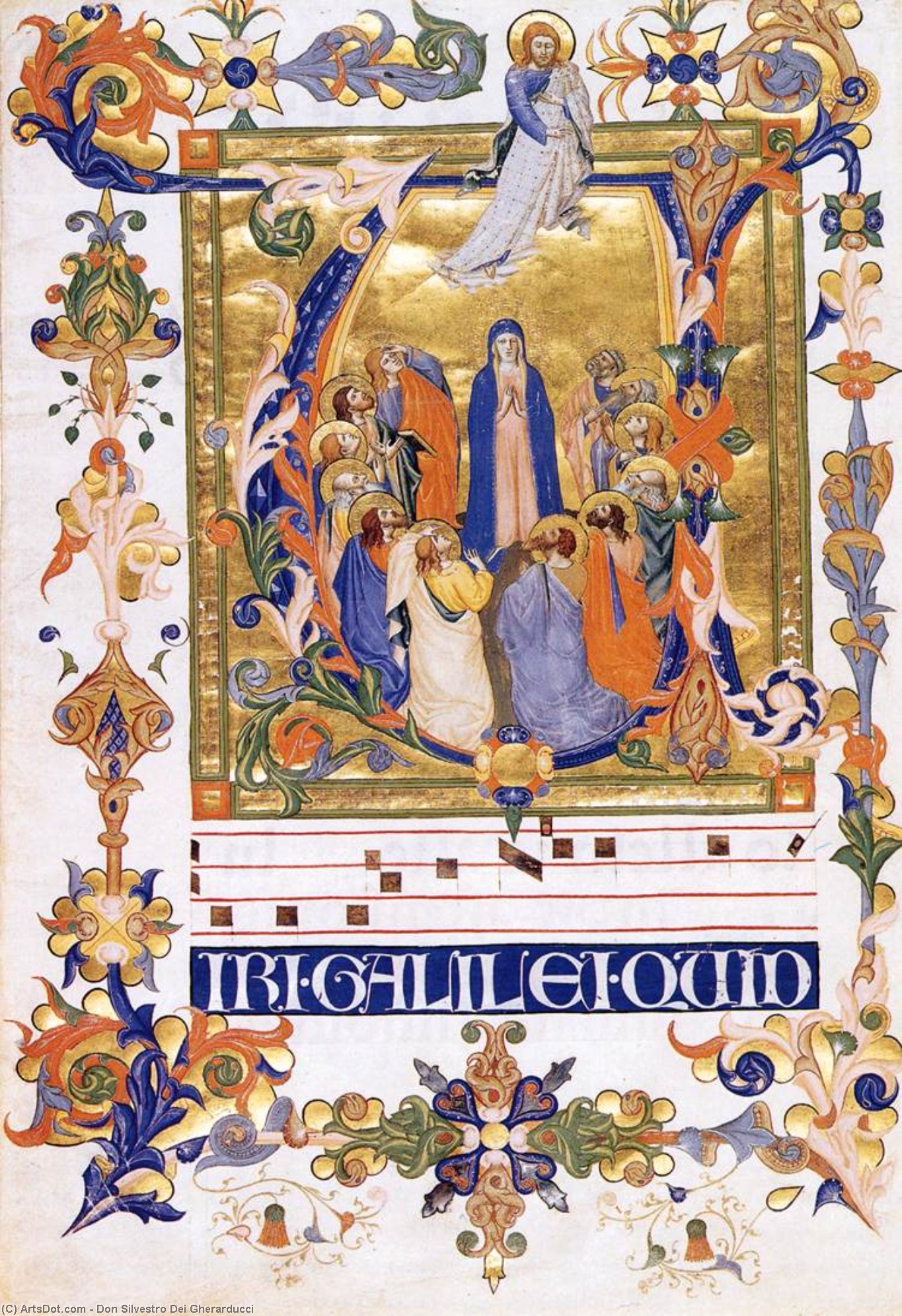 Gradual 2 For San Michele A Murano (folio 44) — Don Silvestro Dei Gherarducci