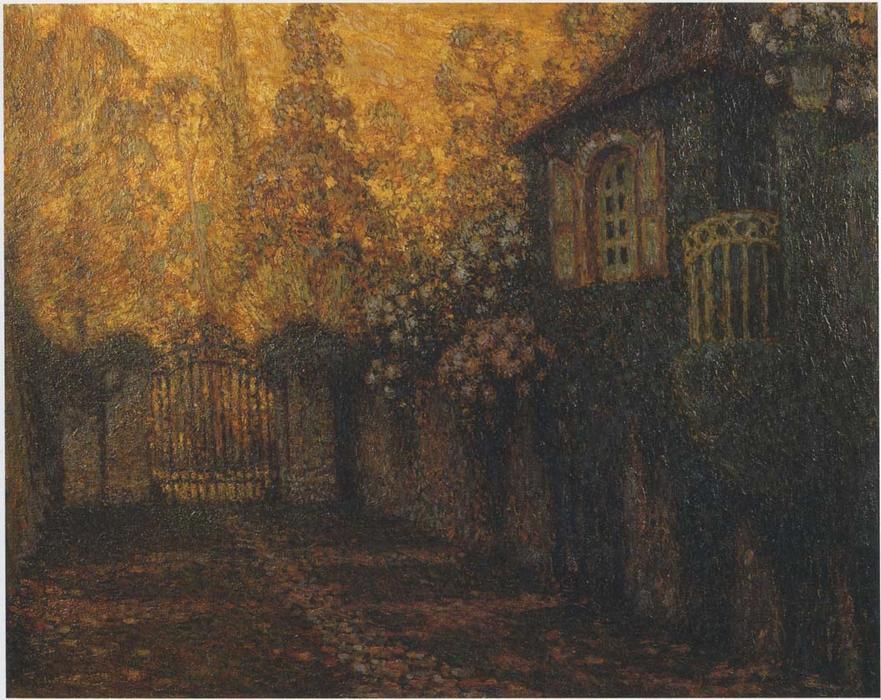 The Pavillion And The Alley — Henri Le Sidaner