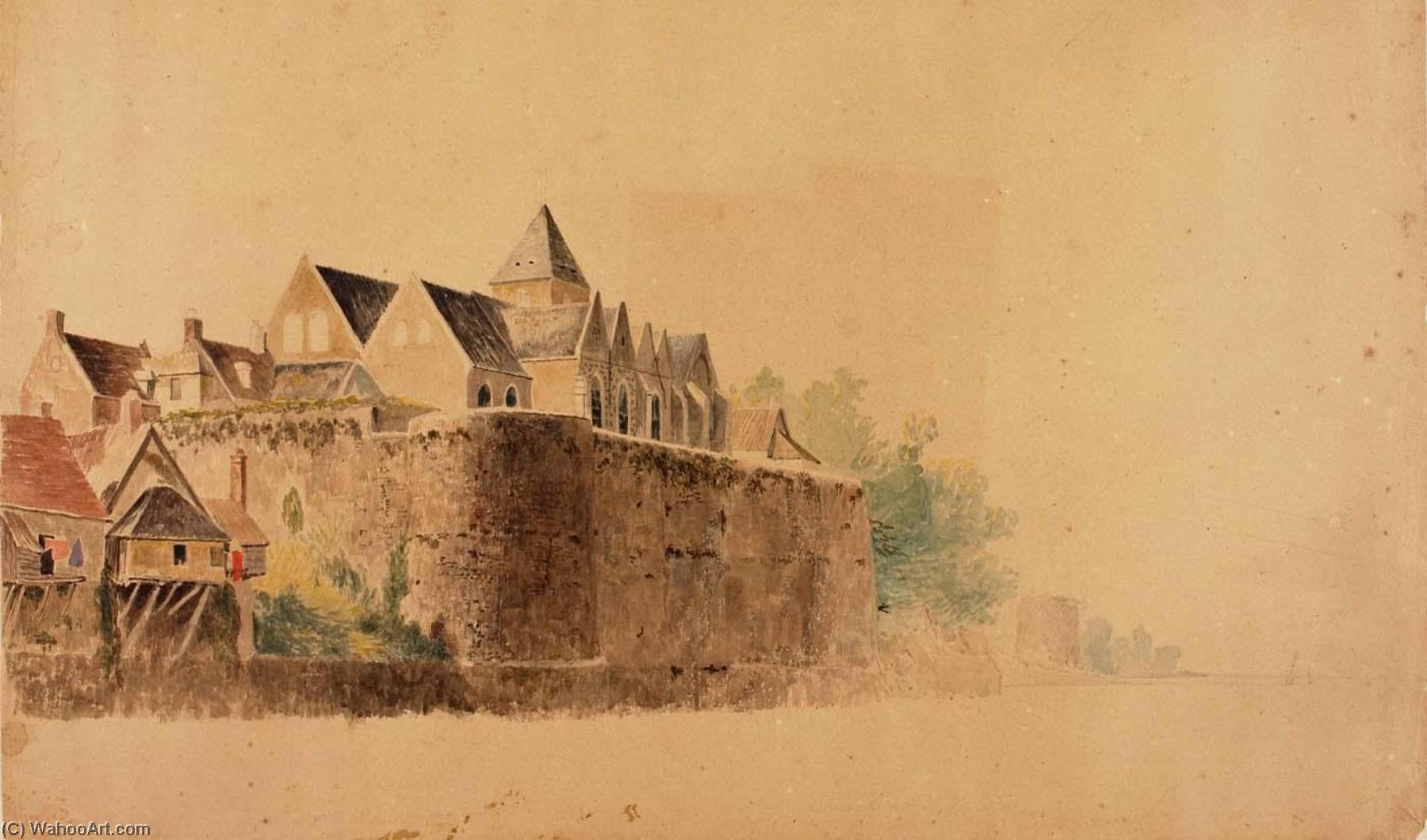 Ancient Cathedral And Tower Of Harold, St. Valery — Miner Kilbourne Kellogg