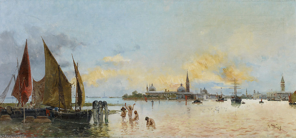 Vista De Venecia — Antonio Maria De La Concepcion Reyna Manescau