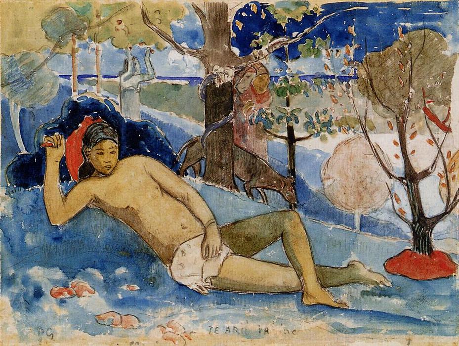 Te Arii Vahine (also Known As The Queen Of Beauty) — Eugène Henri Paul Gauguin