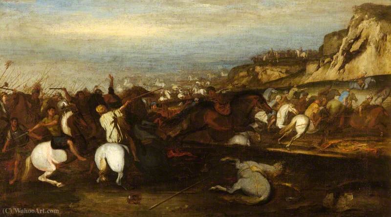 A Cavalry Engagement Between Turks And Europeans — Jan Von Huchtenburgh