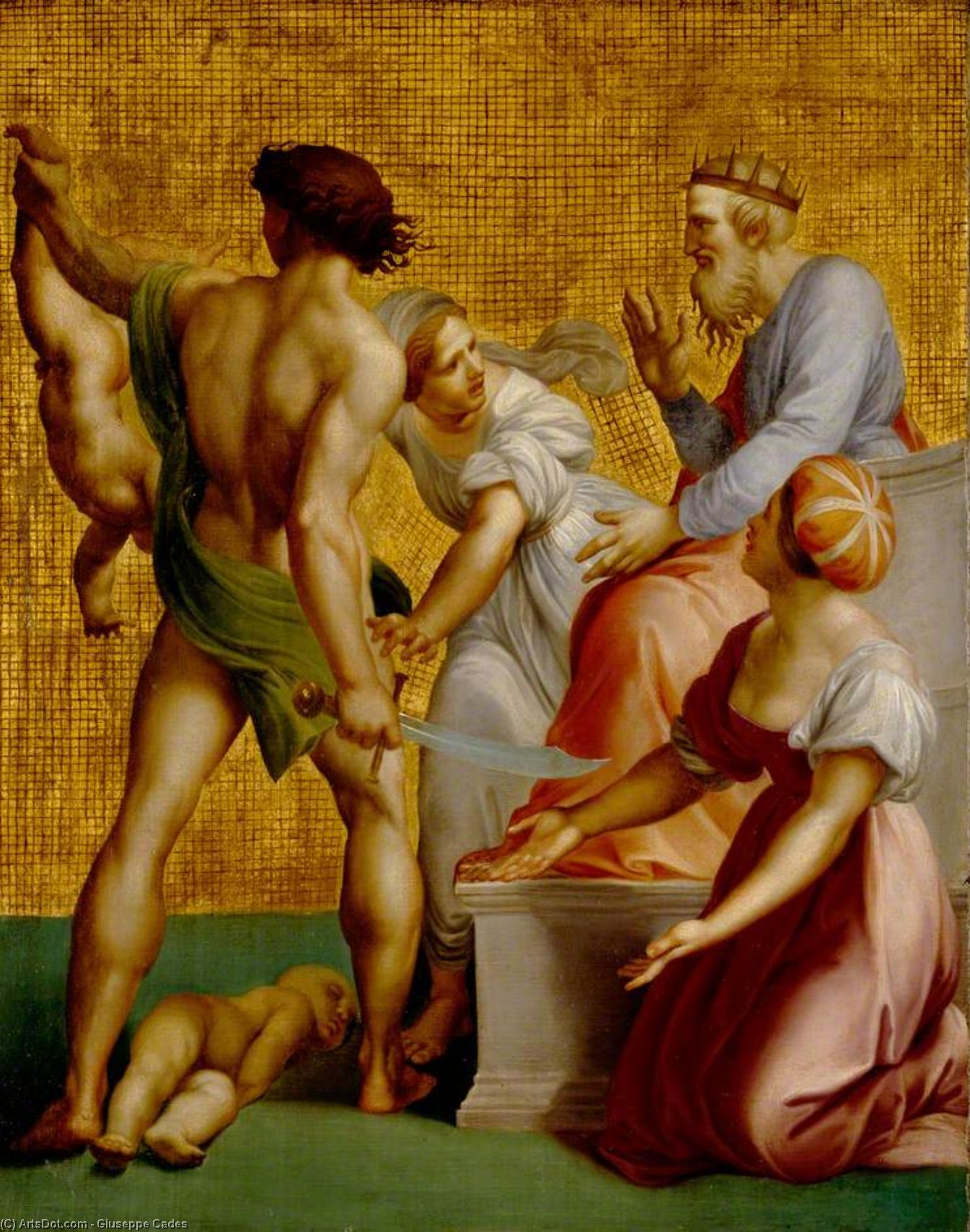 Judgement Of Solomon — Giuseppe Cades