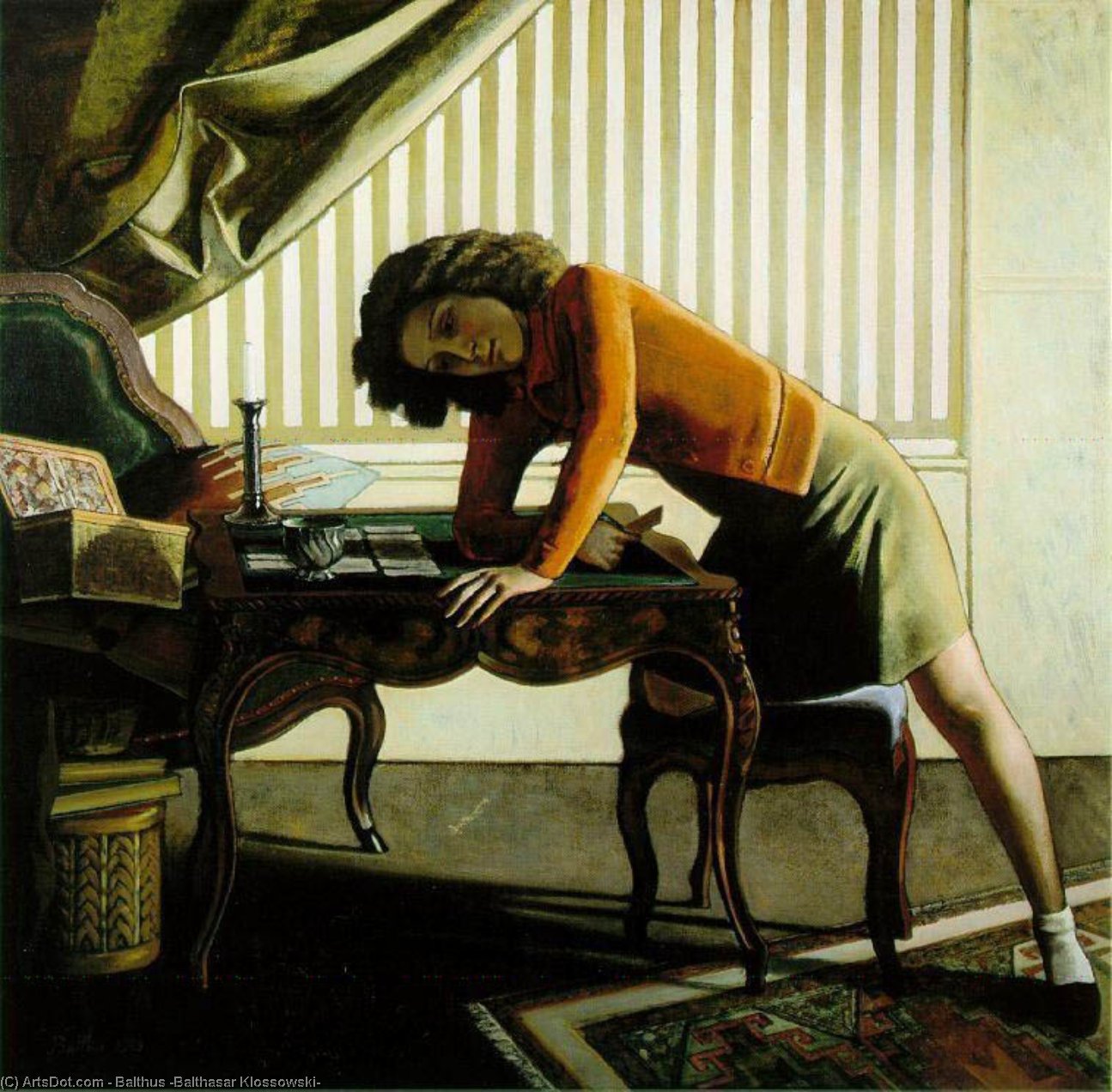 La Patience The Art Institute Of Chicago — Balthus