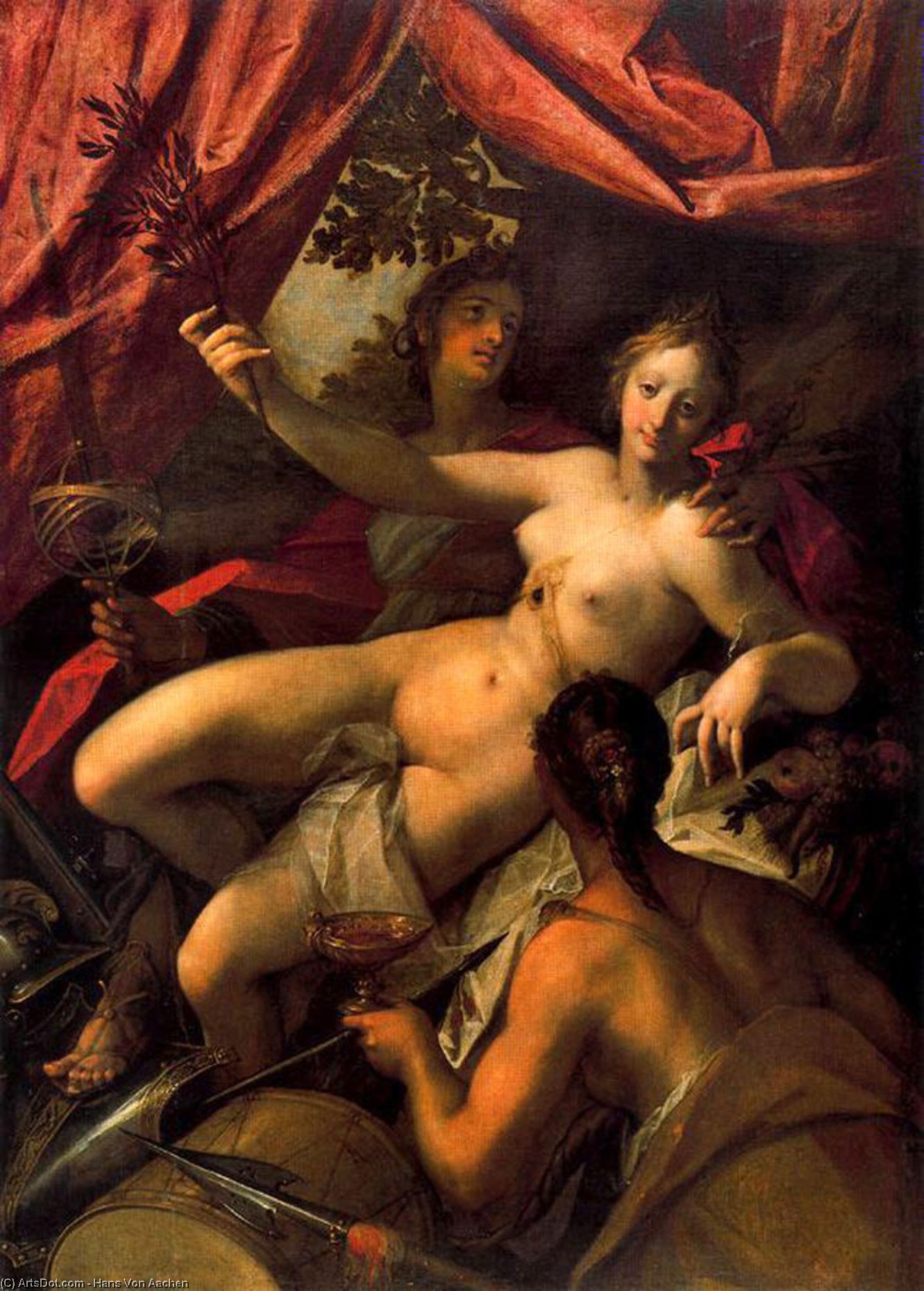 Allegory Of Peace, Art And Abundance — Hans Von Aachen