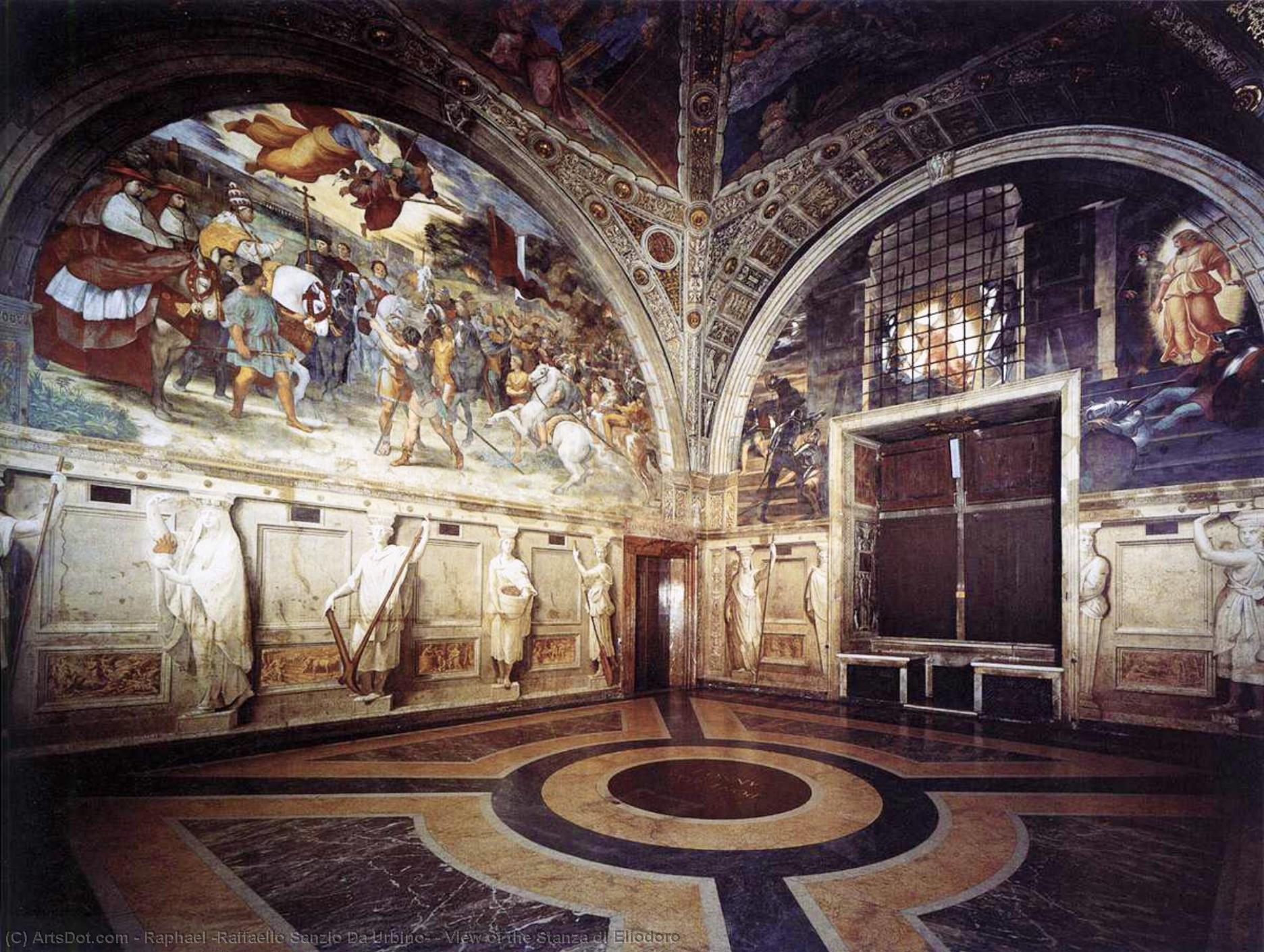 View Of The Stanza Di Eliodoro — Rafael