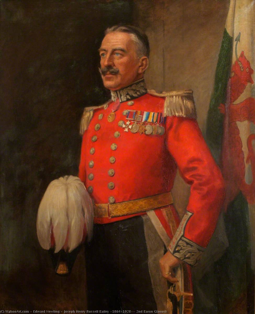 Joseph Henry Russell Bailey (1864–1928), 2nd Baron Glanusk — Edward Newling