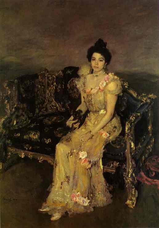 Portrait Of Sophia Botkina — Valentin Alexandrovich Serov