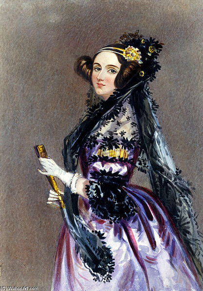 Portrait Of Ada King — Alfred Edward Chalon