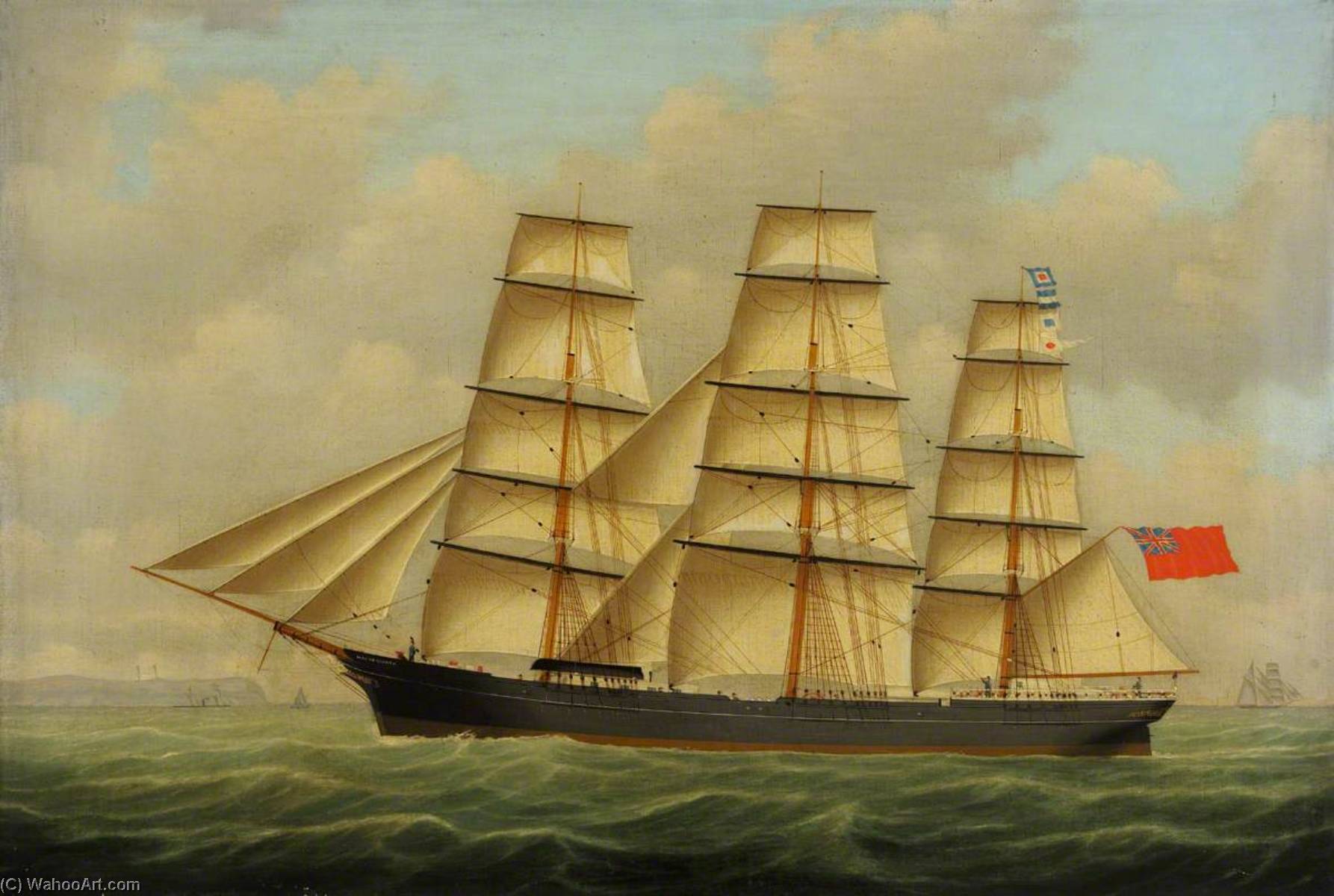 The Ship 'magna Charta' In Full Sail — William Horde Yorke
