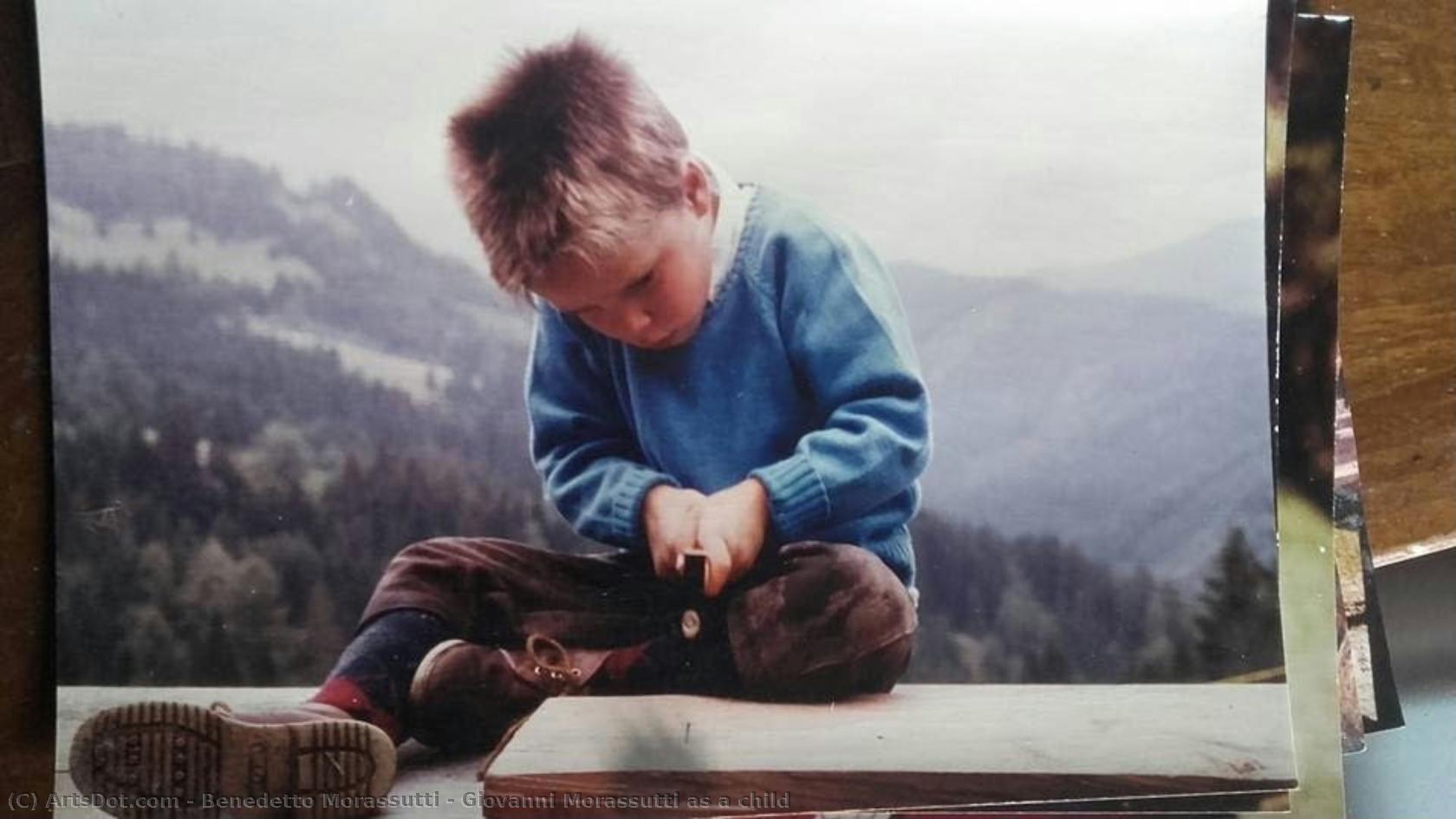 Giovanni Morassutti As A Child — Benedetto Morassutti