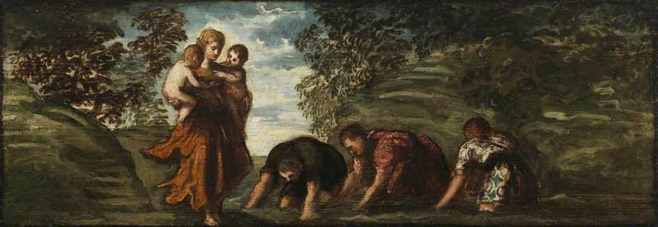 Latona Changing The Lycian Peasants Into Frogs — Jacopo Tintoretto