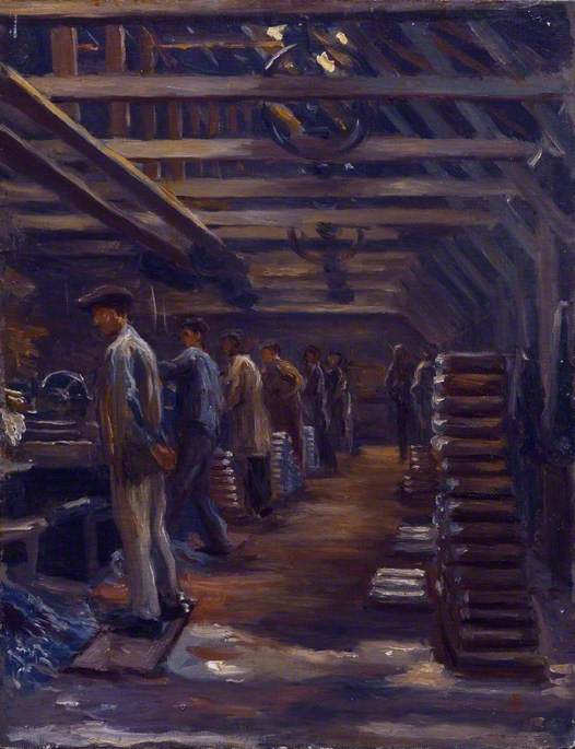 Men At Work The Belgian Steel Factory, Goldhawk Road, W12 — Edgar Seligman