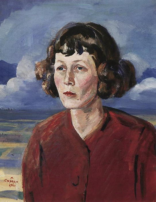 Portrait Of The Poetess Maria Petrovykh — Martiros Sarian