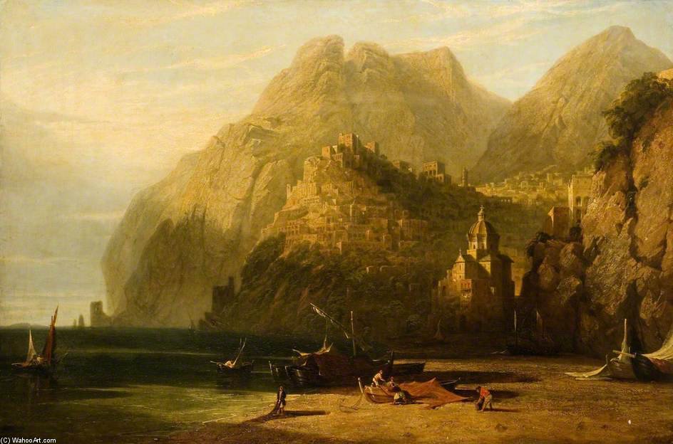 Positano And The Gulf Of Salerno — William Linton