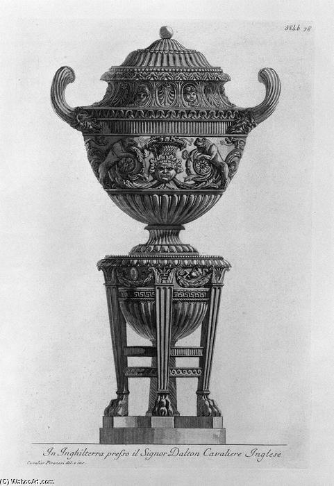 Another Vessel Supported By Tripod — Giovanni Battista Piranesi