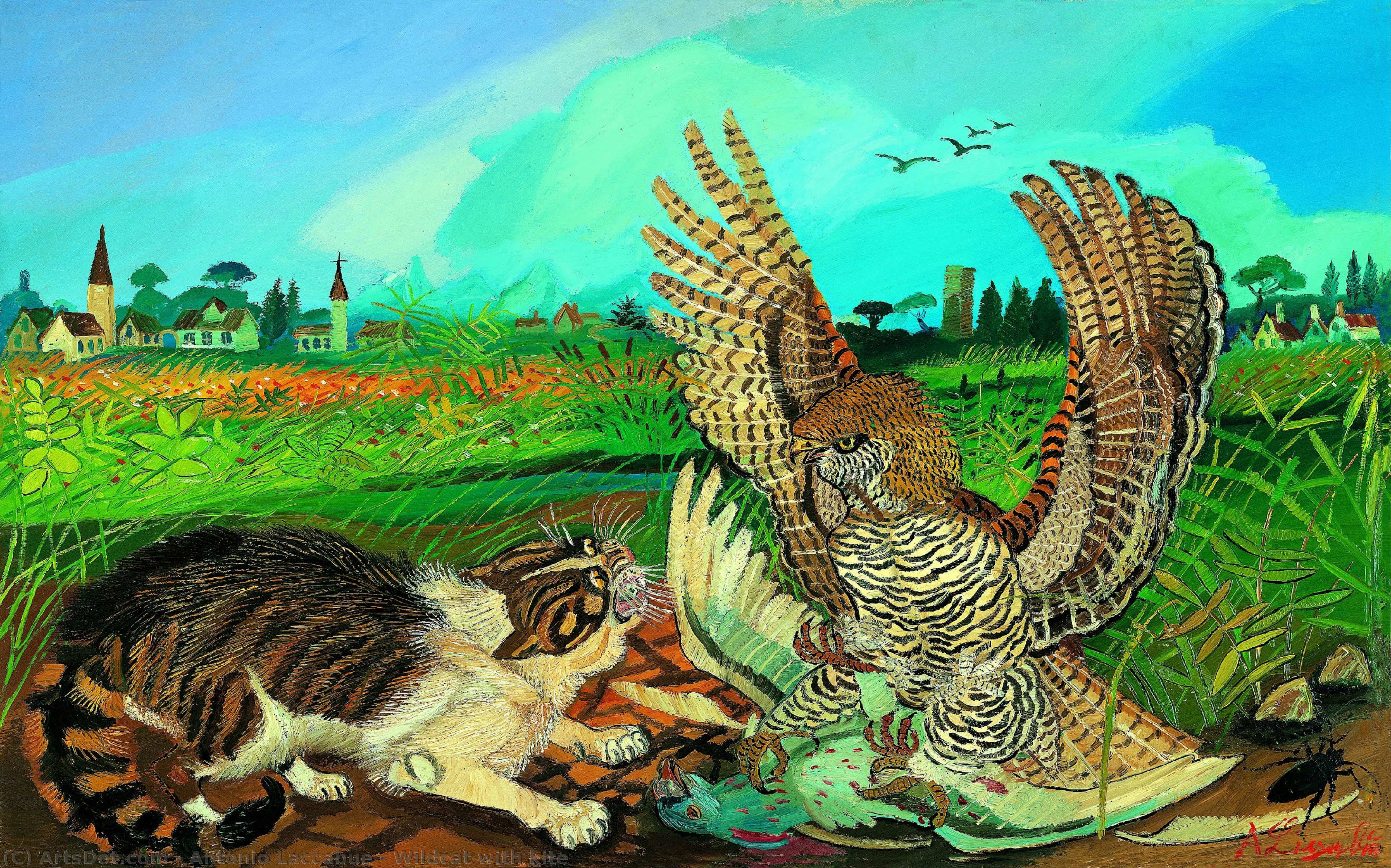 Wildcat With Kite — Антонио Лаккабюэ