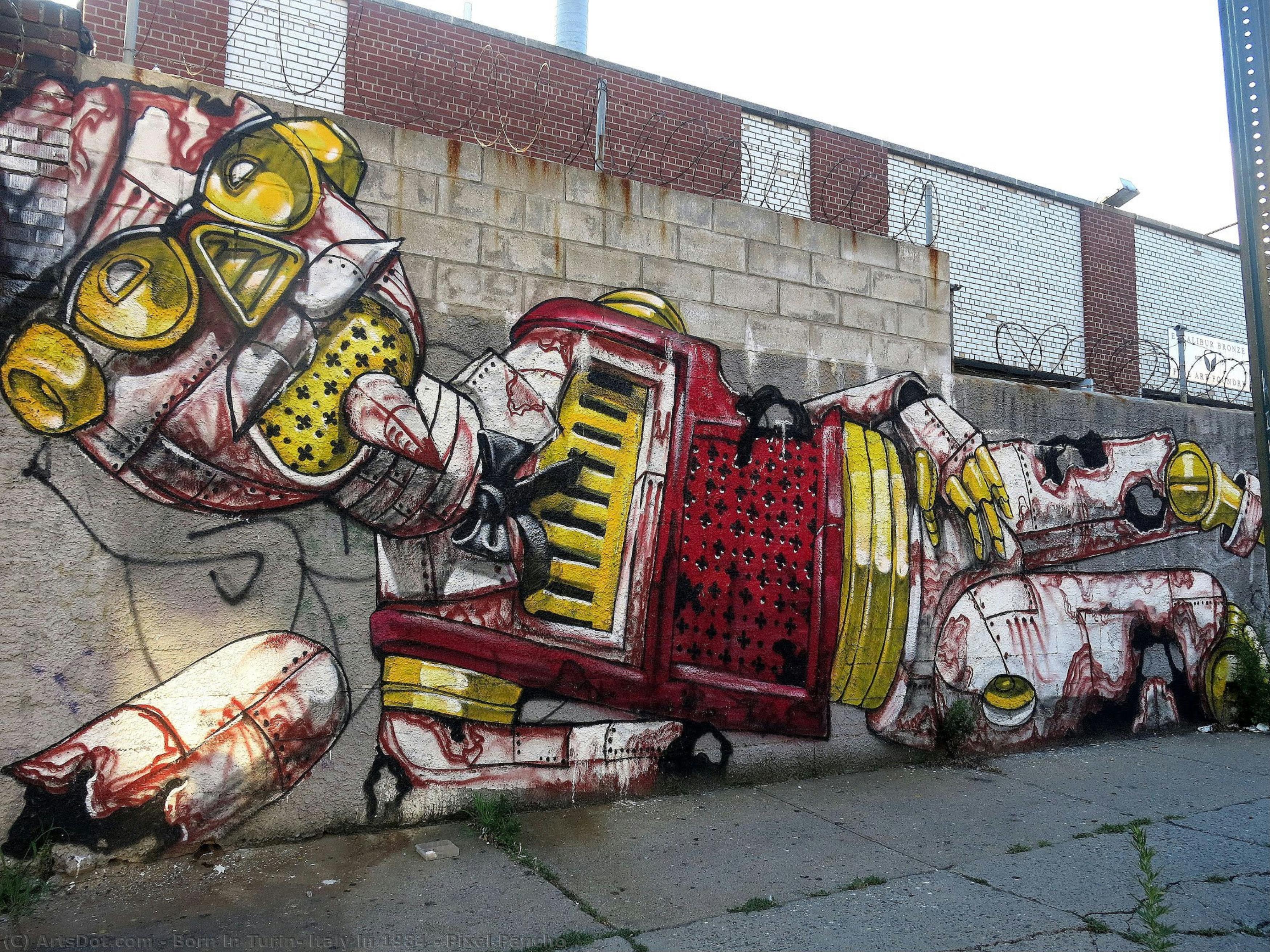 Pixel Pancho — Born In Turin, Italy In 1984
