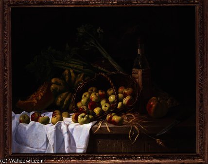 Still Life With A Bottle Of Wine — Antoine Vollon